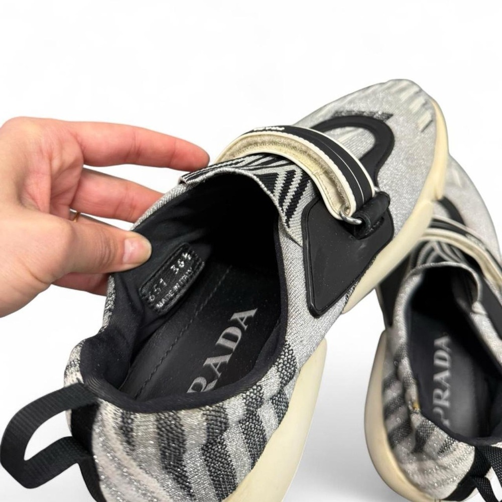 Prada Black and Gray Cloud Blast Bust sneaker - Picture 6 of 6
